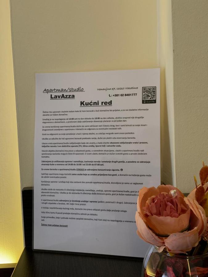 Apartmani Lavazza Vlasotince Exteriér fotografie